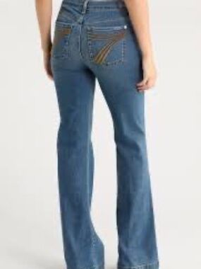 7 for all Mankind Dojo Trouser Seven Flare Jeans 27